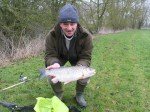 John Kemp with a 7lb+ Monster Thames Chub
