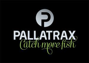Pallatrax Catch more fish - Logo on black
